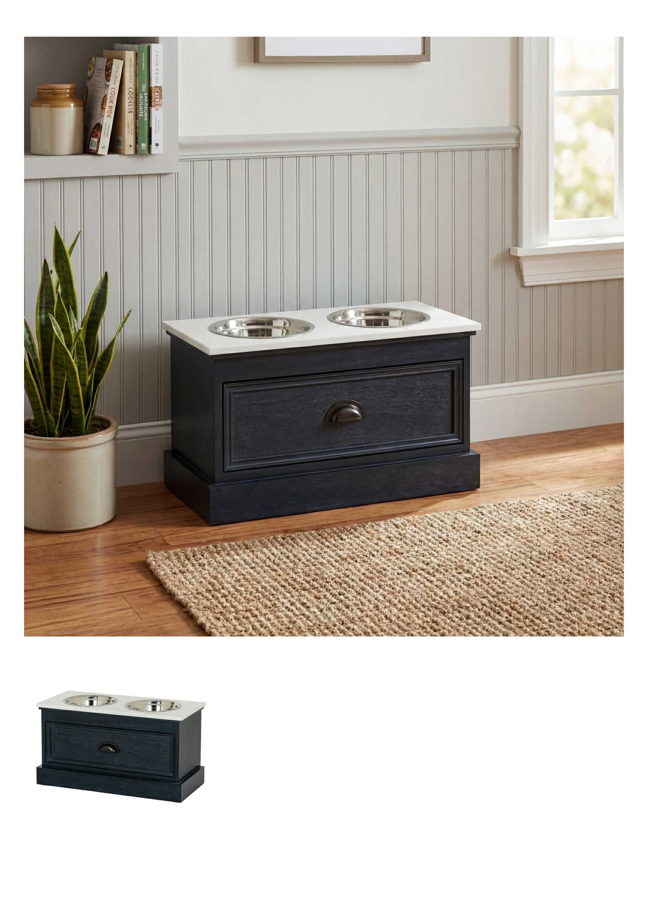 Contour Collection Pet Feeder Table