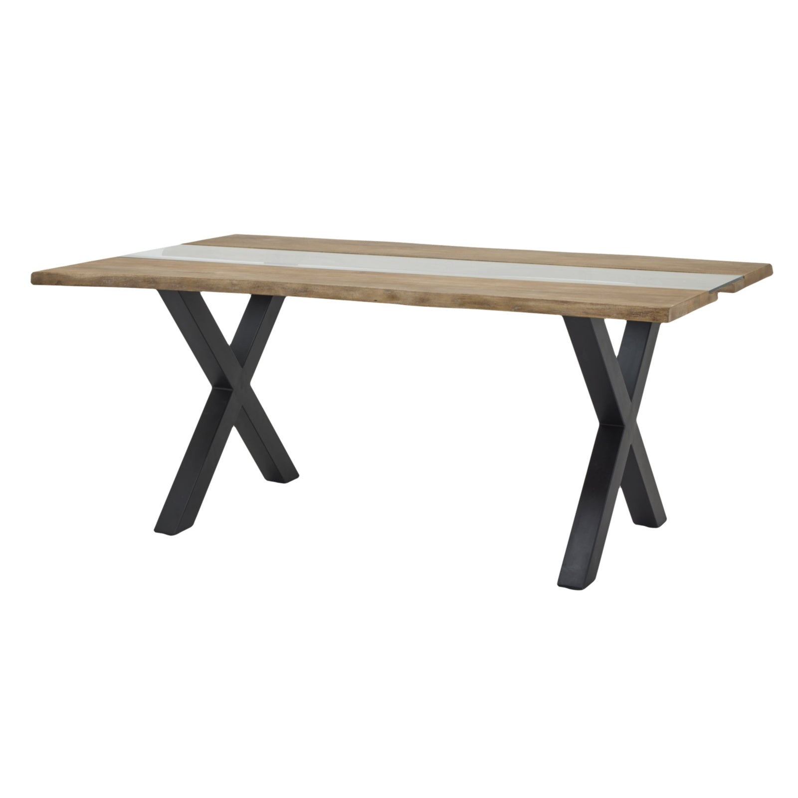 Live Edge Acacia River Dining Table