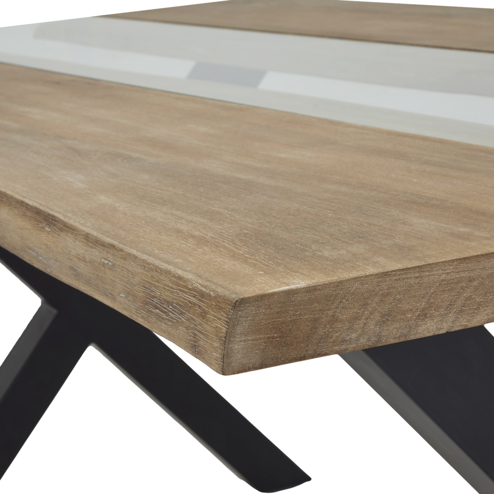 Live Edge Acacia River Dining Table