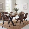 Live Edge Acacia River Dining Table