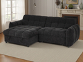 Florida Sofabed Black Universal Corner