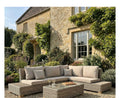 Capri Collection Outdoor Large Corner And Coffee Table Set