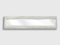 Antique White Frame Narrow Wall Mirror