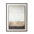 Extra large Moderno painting on linen mounted in a dark frame