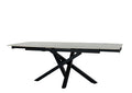 Romanby Stone Extending Dining Table - extended