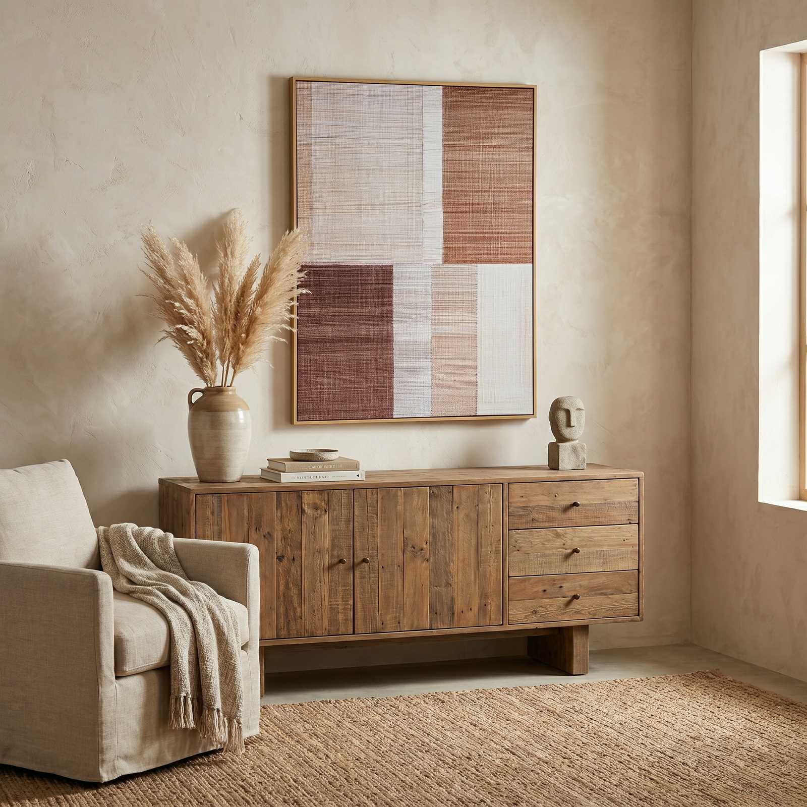 Umbora Hand Painted Canvas in Frame